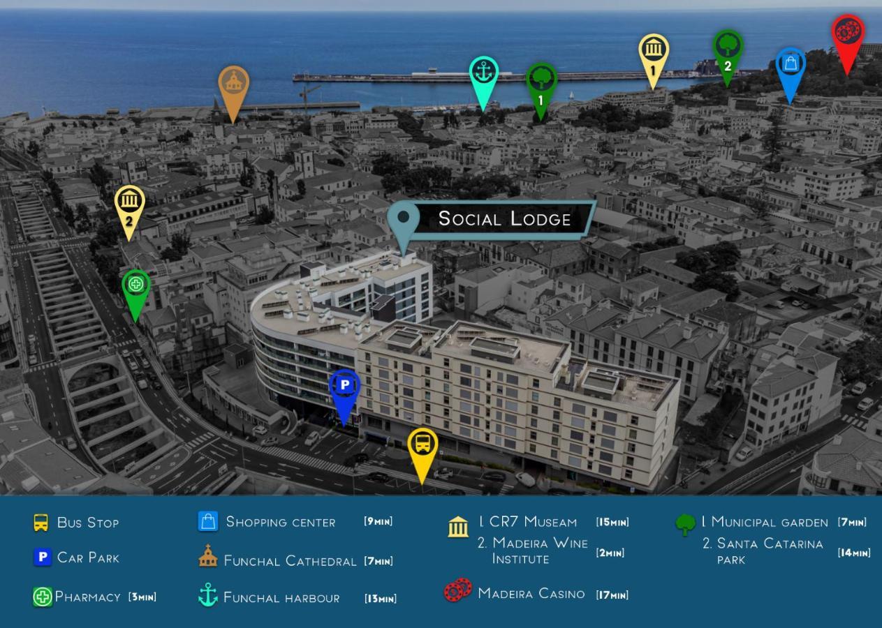 Social Lodge - Centro Do Funchal Екстер'єр фото